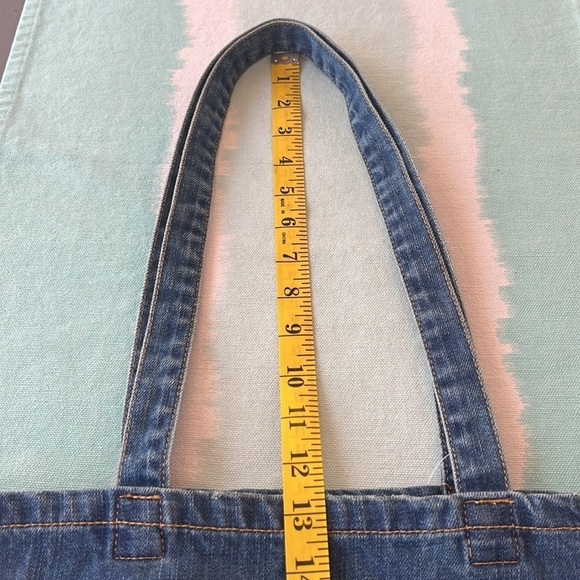 American Eagle Outfitters Denim Tote Bag NWOT - Picture 6 of 9